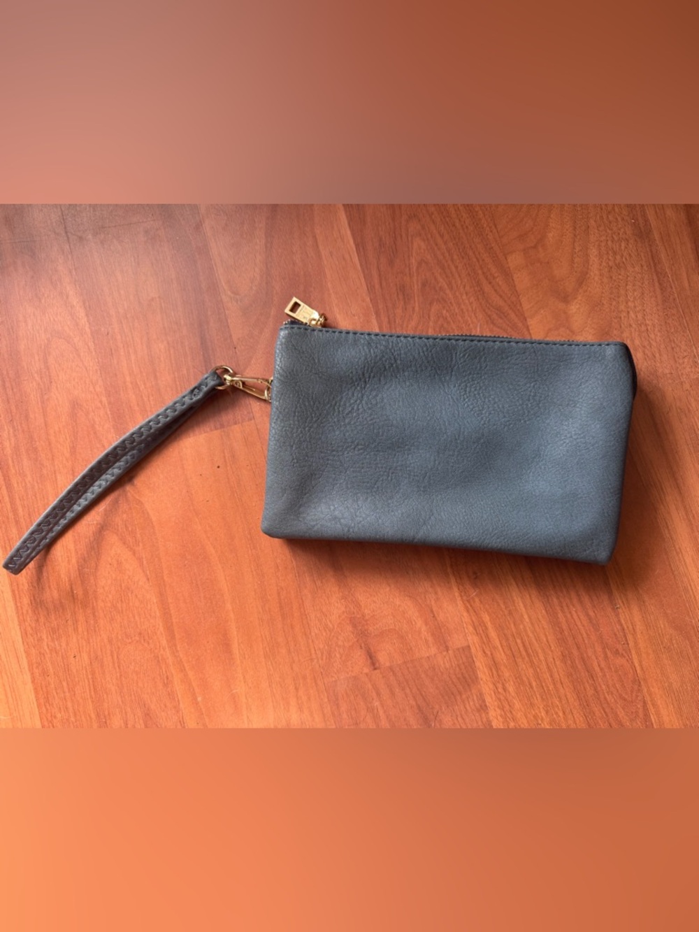 Jen & Co Blue Wristlet Clutch